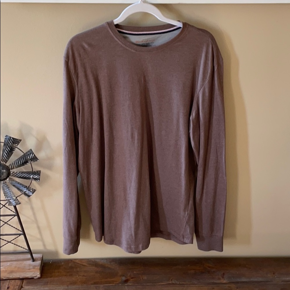 Men’s Long Sleeve Brown Shirt